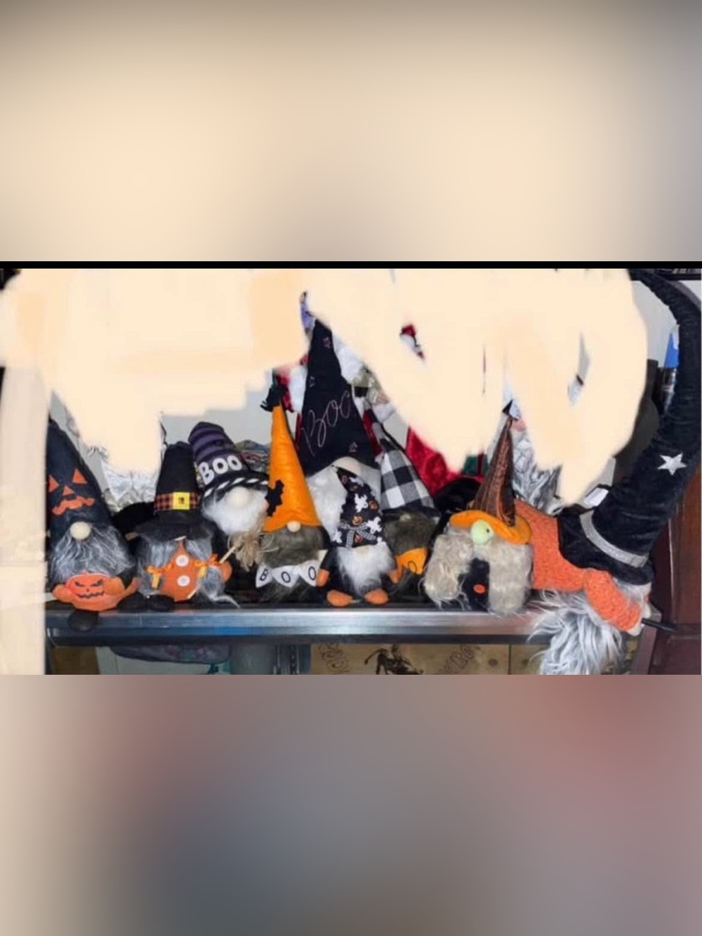 Halloween Gnomes tabletop decorations